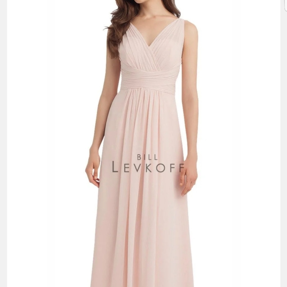 Petal Pink Bill Levkoff Dress (style 1115)